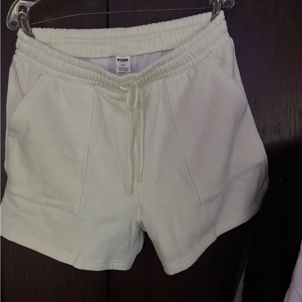 PINK Victoria's Secret Women’s-light lime green Shorts